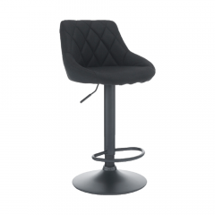 Barová židle, černá, TERKAN (0000206806) — Memela.cz