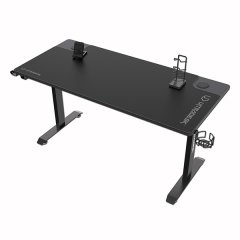 ULTRADESK Herní stůl MOMENTUM 152,5×70 cm — černá