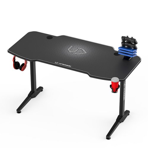ULTRADESK Herní stůl FRAG 140×66 cm — více barev - Vyberte variantu: Frag černá