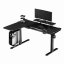 ULTRADESK Herní stůl WINGER 111×155×60 cm — více barev - Vyberte variantu: Ultradesk WINGER černá