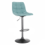 Barová židle LAHELA — více barev - Vyberte variantu: Tyrkysová (277836)