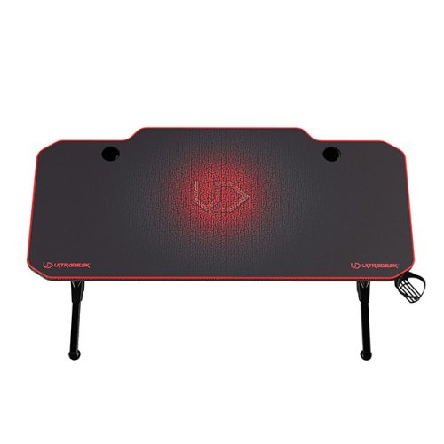 ULTRADESK Herní stůl FRAG 140×66 cm — více barev - Vyberte variantu: Frag červená