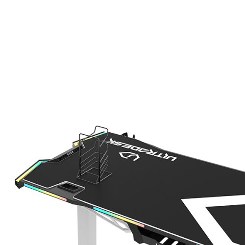 ULTRADESK Herní stůl FORCE SNOW 166×70 cm — bílá