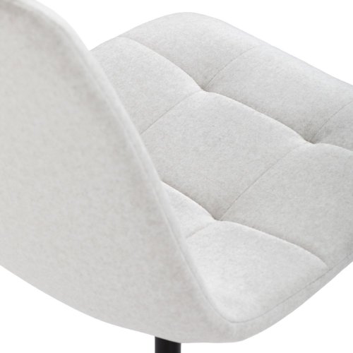 Židle jídelní, cappucino látka, čtyřnohá kovová podnož, černý mat - Brevné variany: Zelená