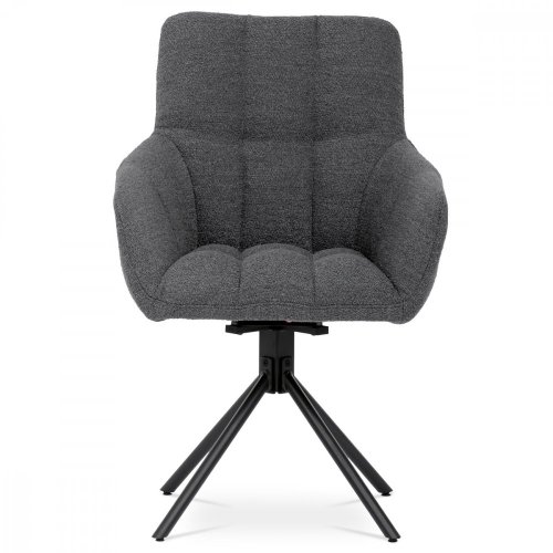 Jídelní židle Autronic HC-531 — šedá bouclé