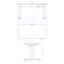ULTRADESK Dětský stůl PULSAR 120×60 cm — více barev