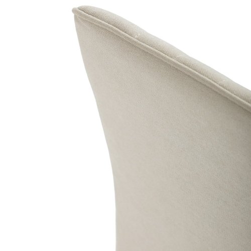 Židle jídelní, béžová látka, šedé kovové nohy - Brevné variany: Hnědá