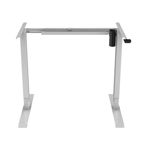 Rám stolu, elektricky nastavitelná výška, rozsah 500 mm, šedý, 70 kg nosnost, ergo