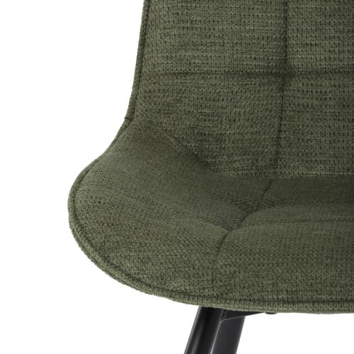Židle jídelní, černá látka, černý kov, otočný mechanismus 90°/90° (L/P) - funkce reset - Brevné variany: Šedá