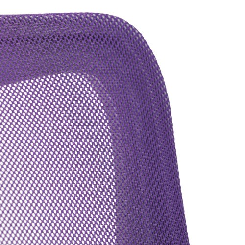 Kancelářská židle, tmavě šedá síťovina, šedý plast, kolečka na tvrdé podlahy - Brevné variany: Fialová