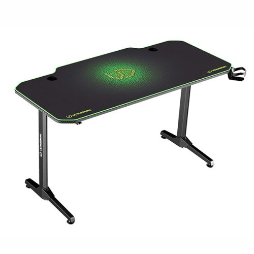 ULTRADESK Herní stůl FRAG 140×66 cm — více barev - Vyberte variantu: Frag černá
