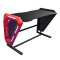 E-blue Herní stůl EGT002BK 125×62 cm — černá/červená