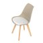 Židle jídelní, cappuccino plast, CT-X7055 CAP