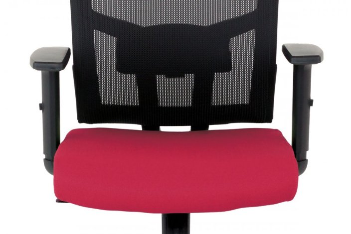 Kancelářská židle, látka černá, houpací mechanismus