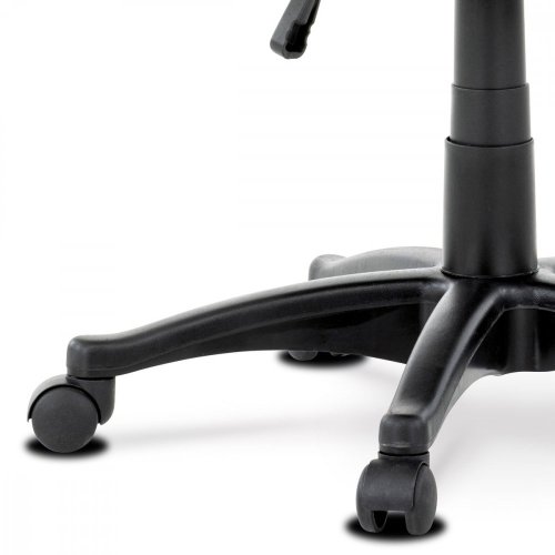 Kancelářská a herní židle, potah modrá, šedá a černá látka, houpací mechanismus - Brevné variany: Růžová