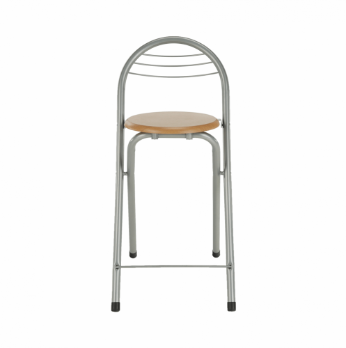Barová židle, buk/chrom, BOXER (04008421) — Memela.cz