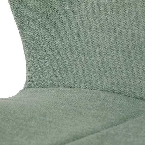 Židle jídelní, šedá látka, černé kovové nohy - Brevné variany: Šedá