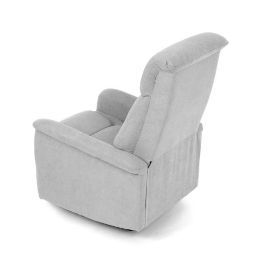 TV a relaxační křeslo s elektrickým ovládáním, potah hnědá látka