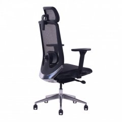 Kancelářská židle Sego AIR plus — celosíťovaná, černná