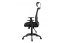 Kancelářská židle, synchronní mech., černá MESH, plast. kříž