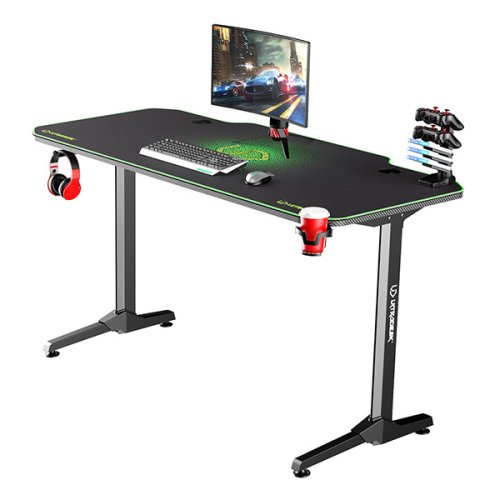 ULTRADESK Herní stůl FRAG 140×66 cm — více barev - Vyberte variantu: Frag černá